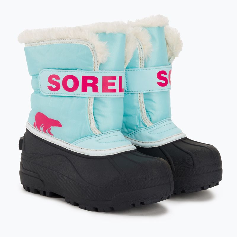 Sorel Snow Commander junior snehové topánky ocean surf/cactus pink 4