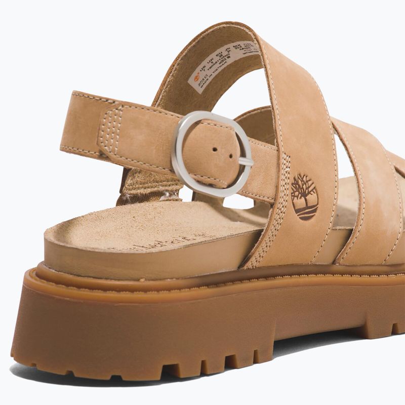 Timberland Clairemont Way dámske sandále medium beige nubuk 8