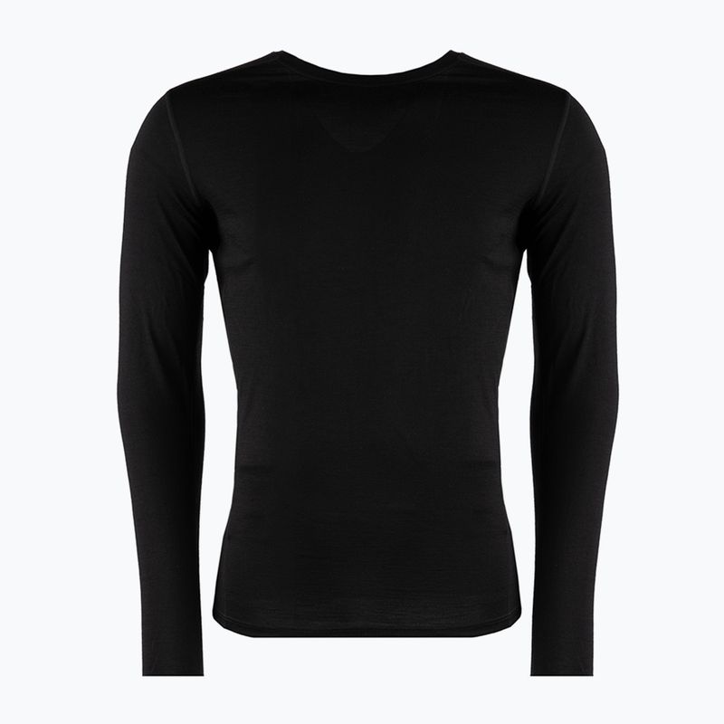 Pánska termoaktívna mikina Smartwool Merino 150 Baselayer Boxed black