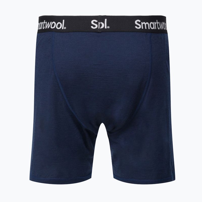 Pánske boxerky Smartwool Merino Boxer Brief Boxované termálne boxerky námornícka modrá 14011 2