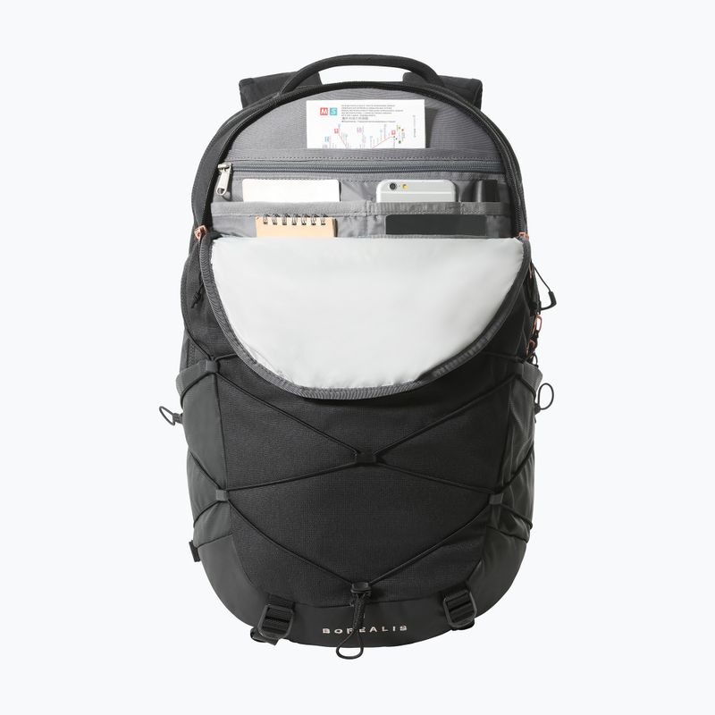Dámsky turistický batoh The North Face Borealis 27 l black heather/burnt coral metallic 5