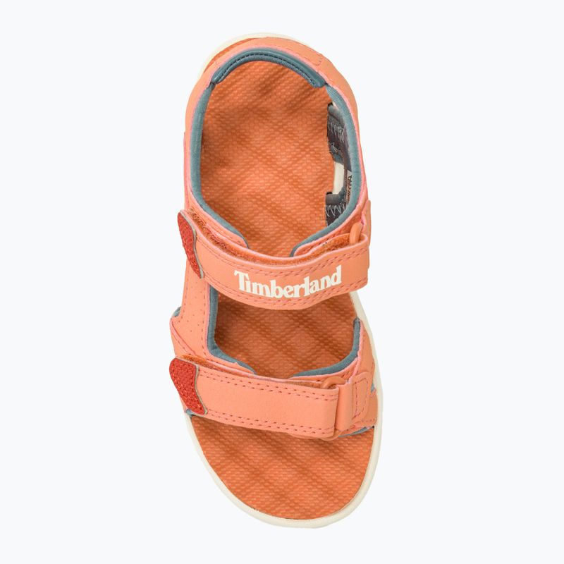 Detské sandále Timberland Perkins Row 2 Strap svetlo oranžové 5