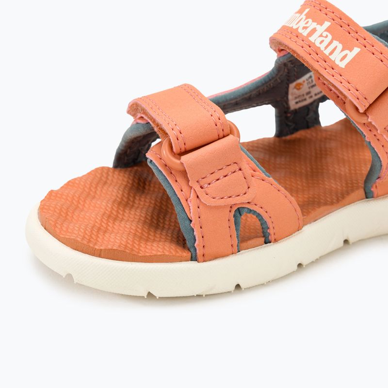 Detské sandále Timberland Perkins Row 2 Strap svetlo oranžové 7