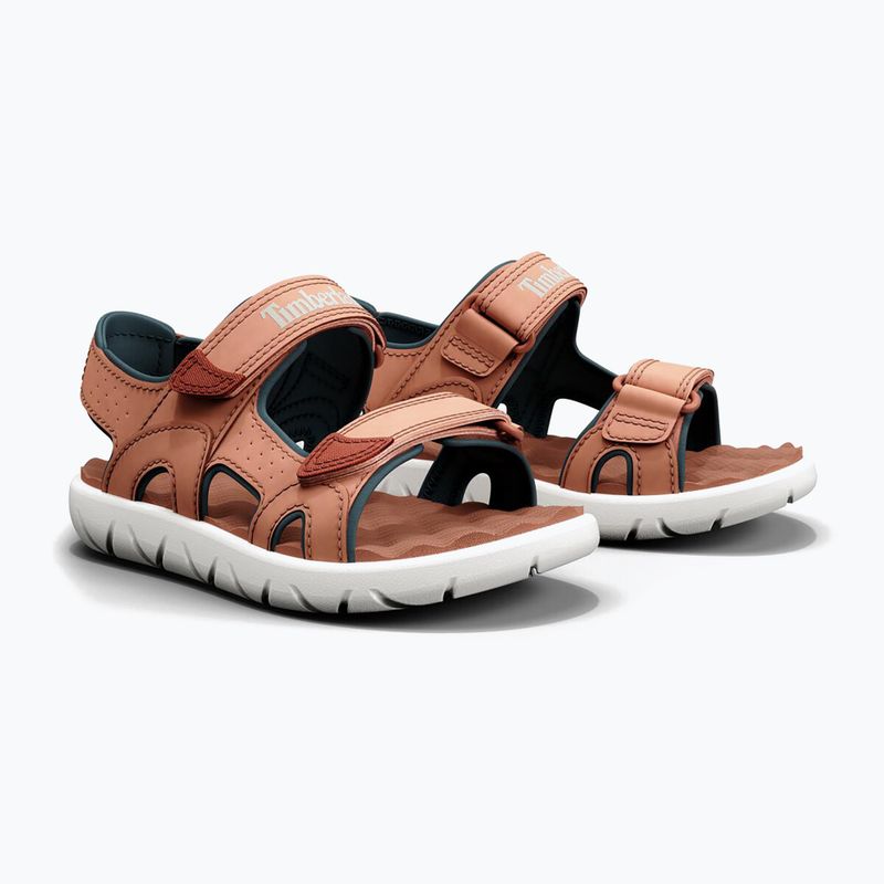 Detské sandále Timberland Perkins Row 2 Strap svetlo oranžové 11
