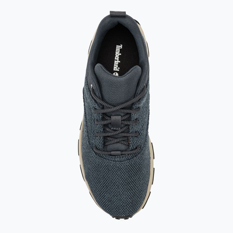 Pánske Timberland Winsor Park Low Lace tmavo modrá pletená obuv 5