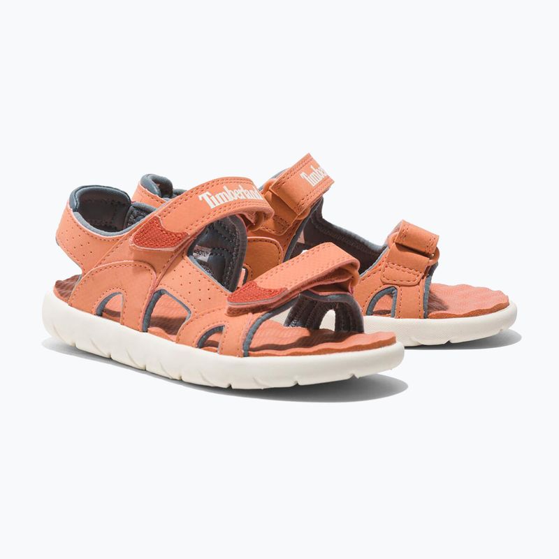 Timberland Perkins Row 2 Strap svetlo oranžové juniorské sandále 10