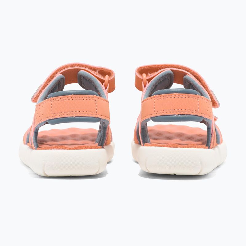 Timberland Perkins Row 2 Strap svetlo oranžové juniorské sandále 12