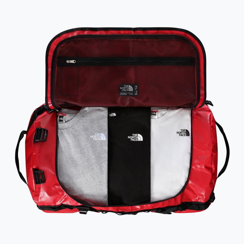 Cestovná taška The North Face Base Camp Duffel XL 132 l červená/čierna 4