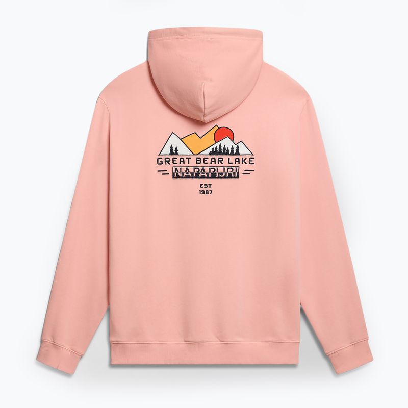 Pánska mikina Napapijri B-Boyd H pink salmon 12