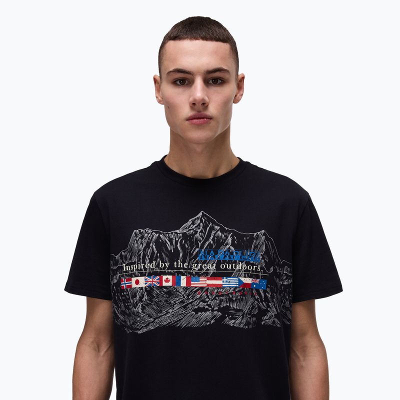 Pánske tričko Napapijri S-Turin 1 black 041 3