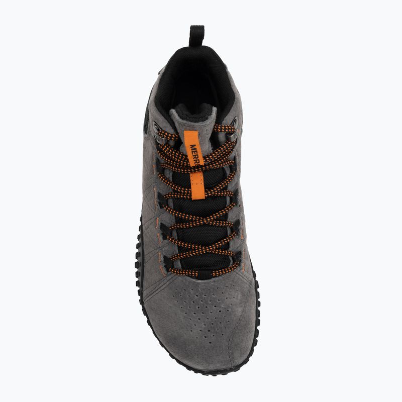 Pánske barefoot topánky Merrell Wrapt Mid WP granite 5