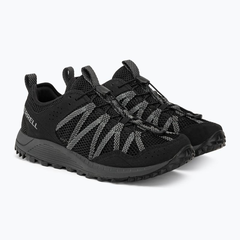 Pánske turistické topánky Merrell Wildwood Aerosport black 4
