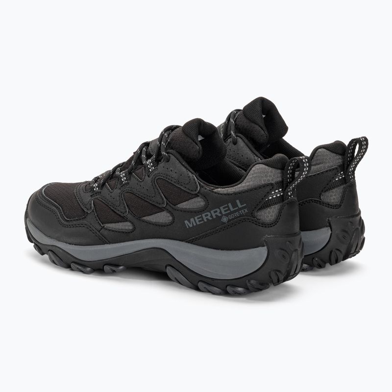Pánske turistické topánky Merrell West Rim Sport GTX black 3