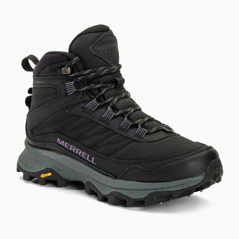 Dámske turistické topánky Merrell Moab Speed Thermo Spike Mid WP black