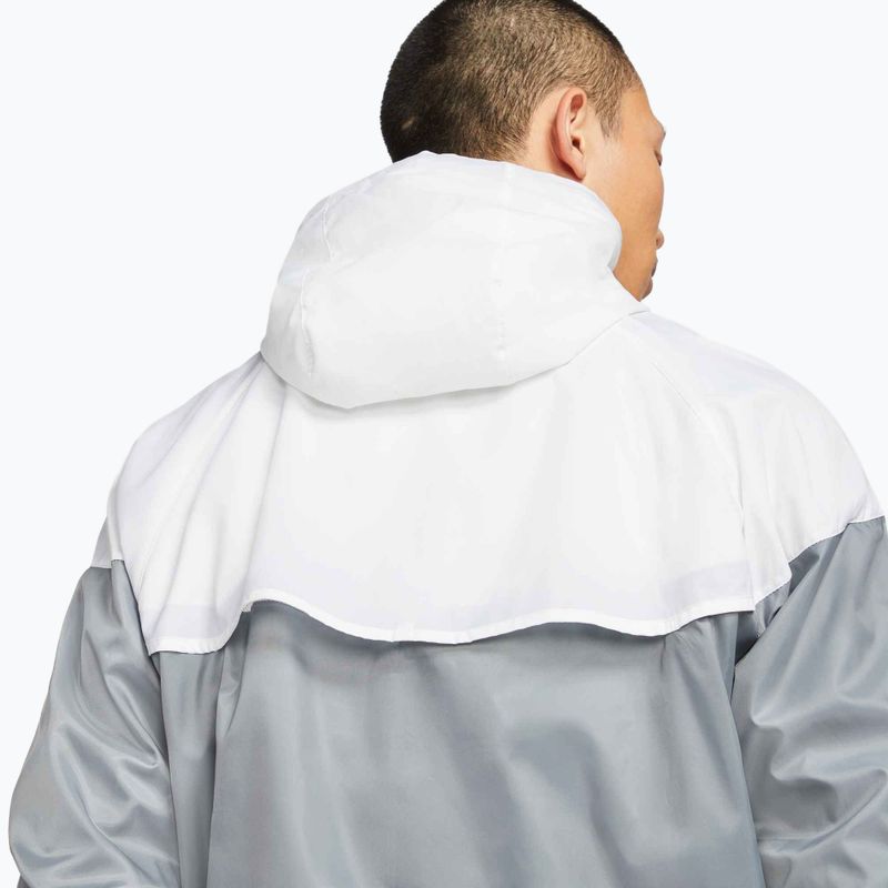 Pánska bunda Nike Sportswear Windrunner smoke grey/white/smoke grey/black 6