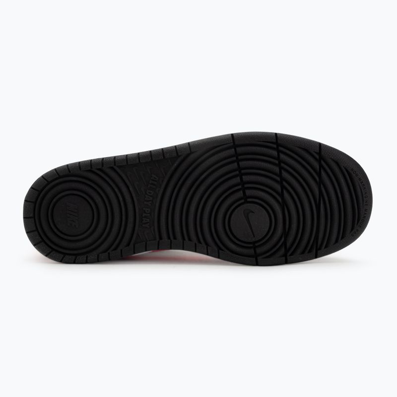 Detské topánky Nike Court Borough Mid 2 black/sunset pulse/white 4
