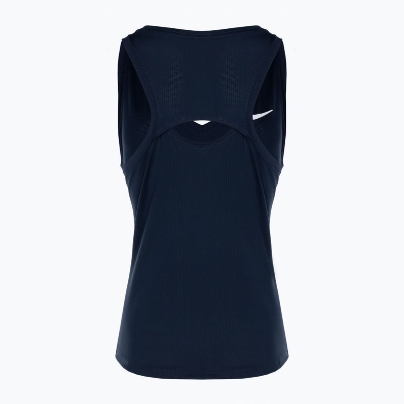 Dámske tenisové tielko Nike Court Dri-Fit Victory Tank obsidiánová/biela/biela 2