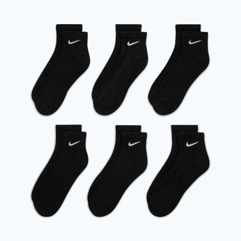 Ponožky Nike Everyday Cushioned 6 párov  black/white 3