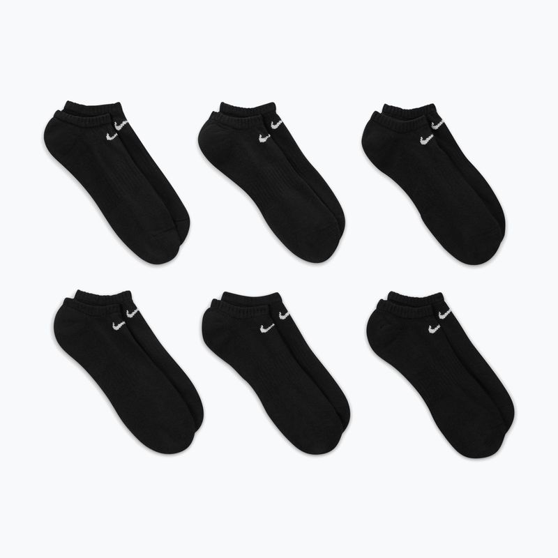 Ponožky Nike Everyday Cushioned No-Show 6 párov black/white 4