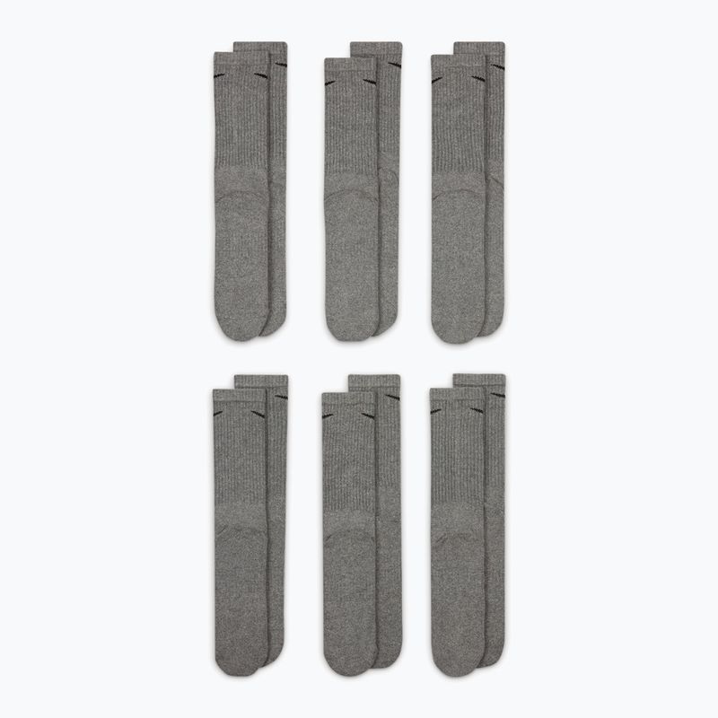 Ponožky Nike Everyday Cushioned 6 párov carbon heather/black 2