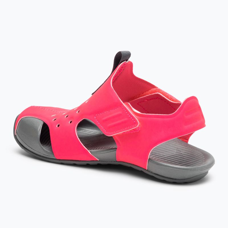 Detské sandále Nike Sunray Protect 2 hyper pink/smoke grey/fuchsia glow 3