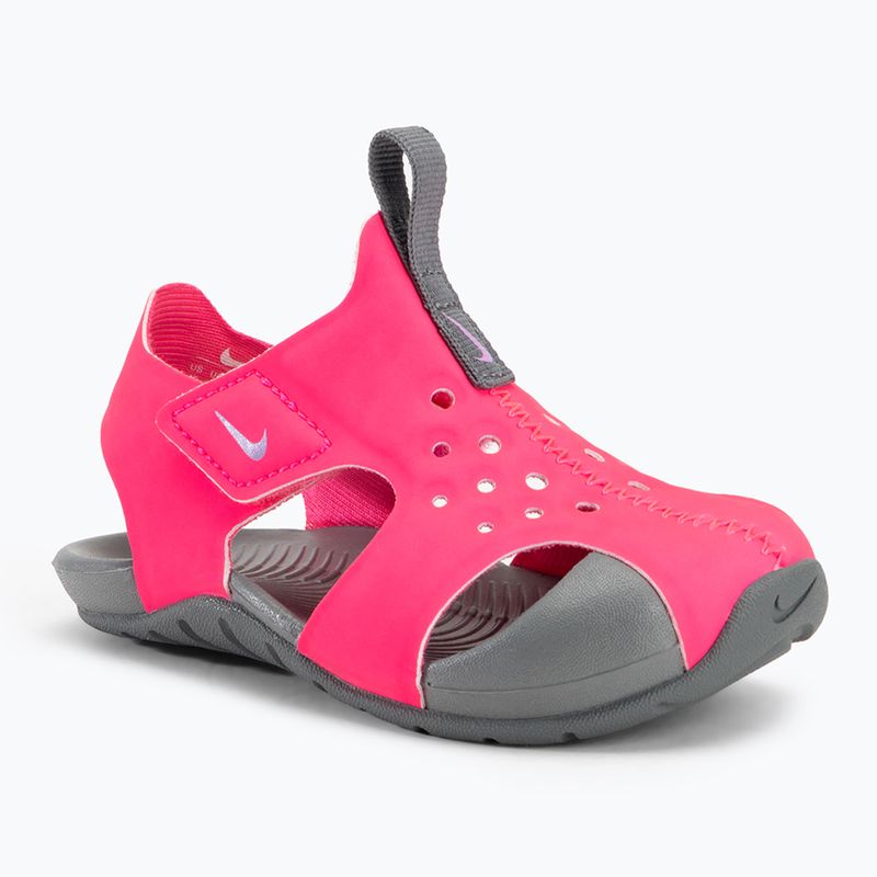 Detské sandále Nike Sunray Protect 2 hyper pink/smoke grey/fuchsia glow