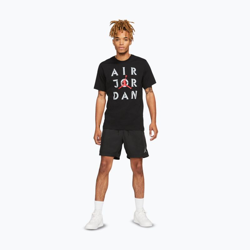 Pánske tričko  Jordan AJ5 Graphic black/white/gum red 2