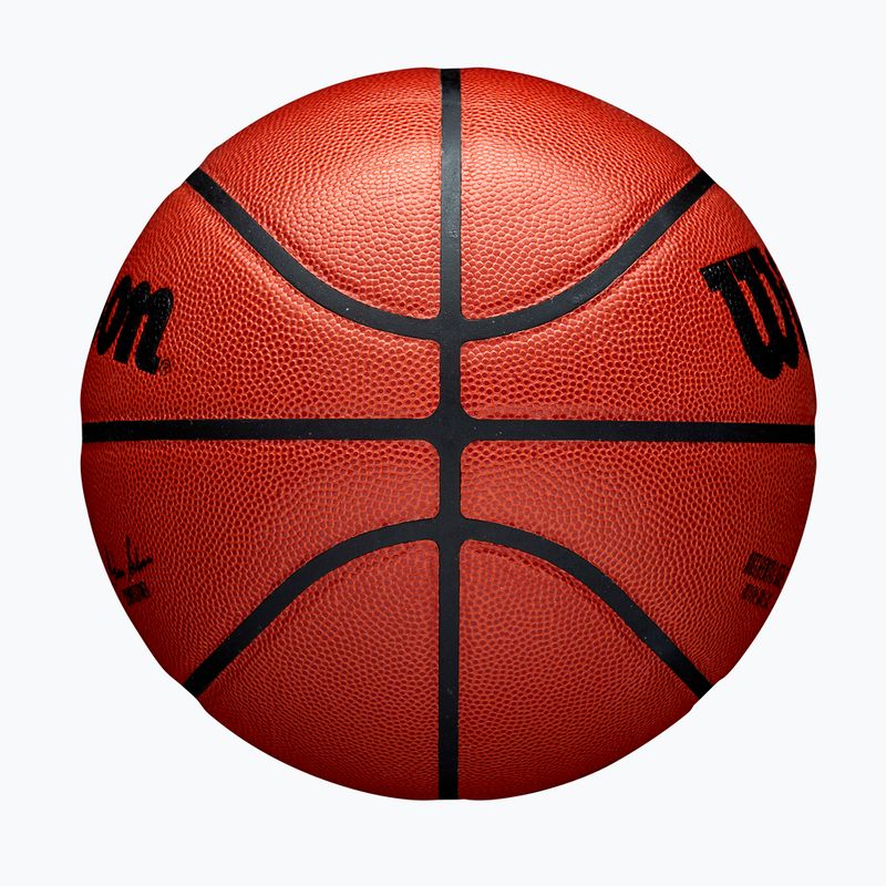 Basketbalová lopta Wilson NBA Authentic Indoor orange veľkosť  6 4