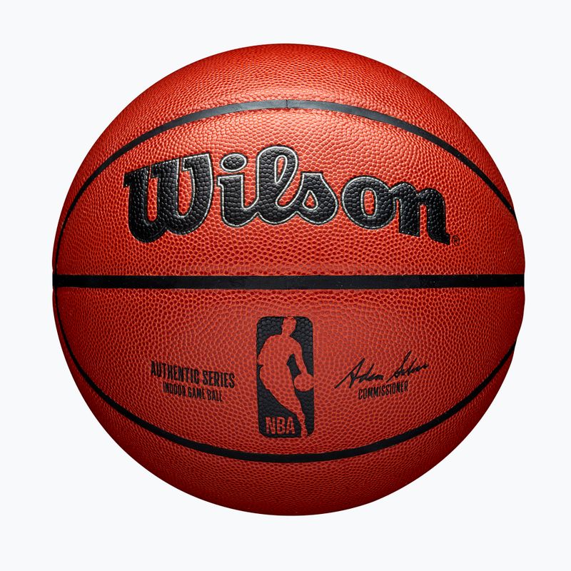 Basketbalová lopta Wilson NBA Authentic Indoor orange veľkosť  7