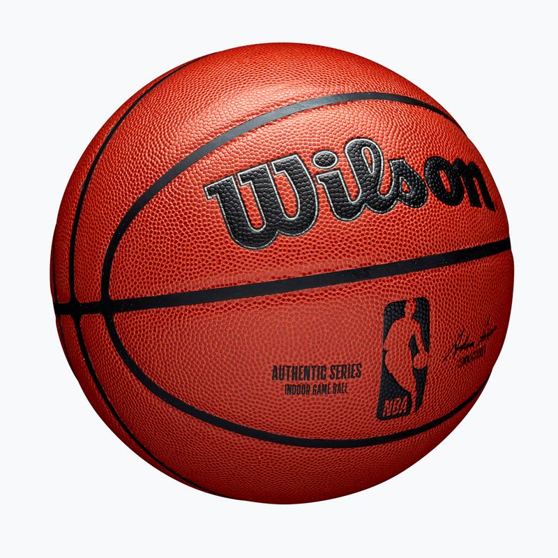 Basketbalová lopta Wilson NBA Authentic Indoor orange veľkosť  7 2