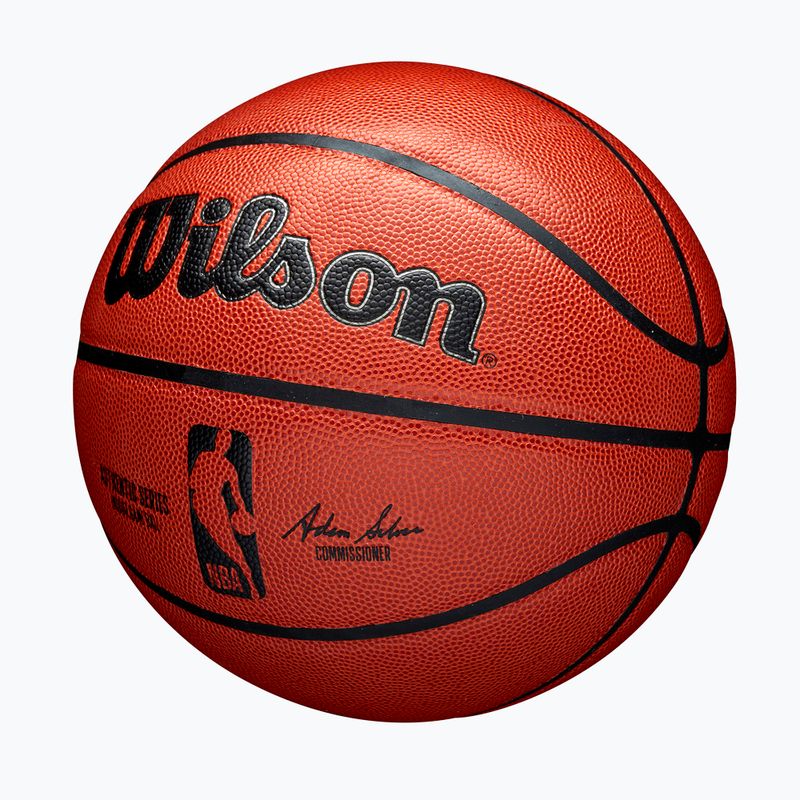 Basketbalová lopta Wilson NBA Authentic Indoor orange veľkosť  7 3