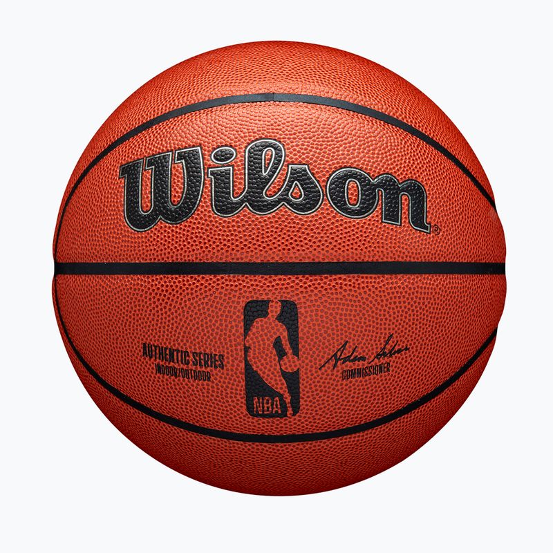 Basketbalová lopta Wilson NBA Authentic Indoor Outdoor orange veľkosť  5
