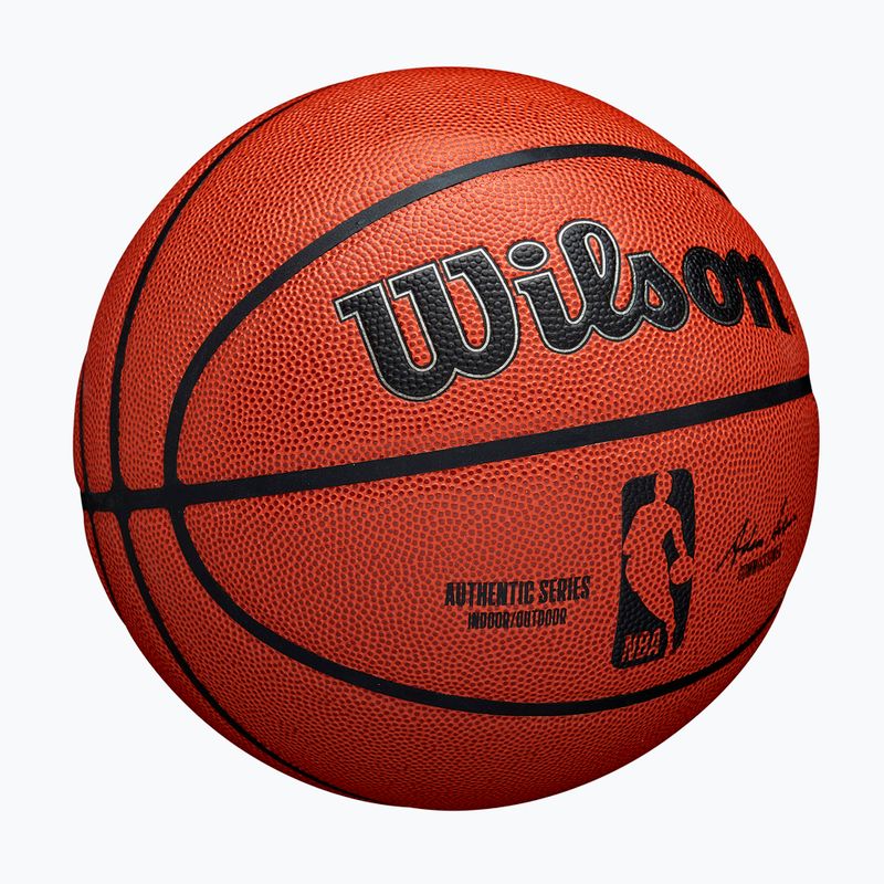 Basketbalová lopta Wilson NBA Authentic Indoor Outdoor orange veľkosť  5 2