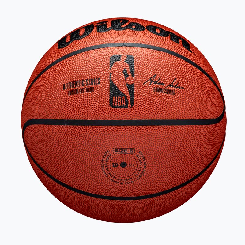 Basketbalová lopta Wilson NBA Authentic Indoor Outdoor orange veľkosť  5 6