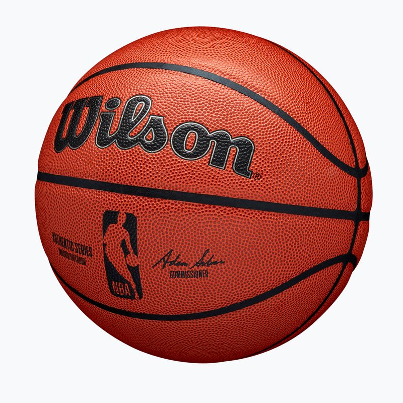 Basketbalová lopta Wilson NBA Authentic Indoor Outdoor orange veľkosť  6 3