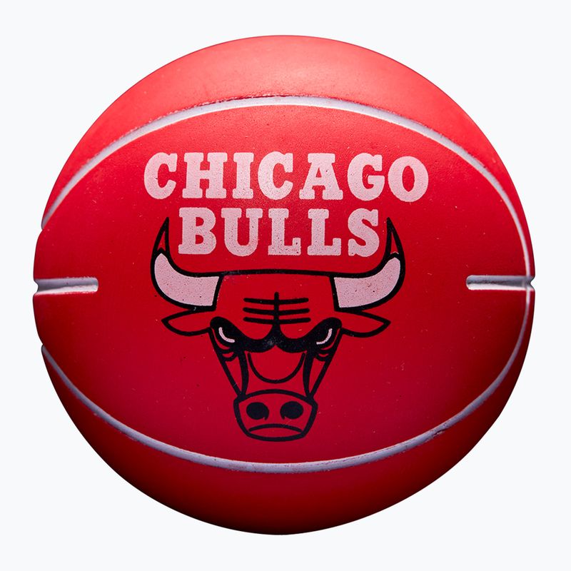 Lopta Super Mini Wilson NBA Dribbler Chicago Bulls red
