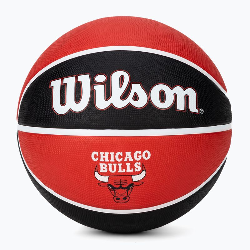 Wilson NBA Team Tribute Chicago Bulls basketbalová lopta červená WTB1300XBCHI