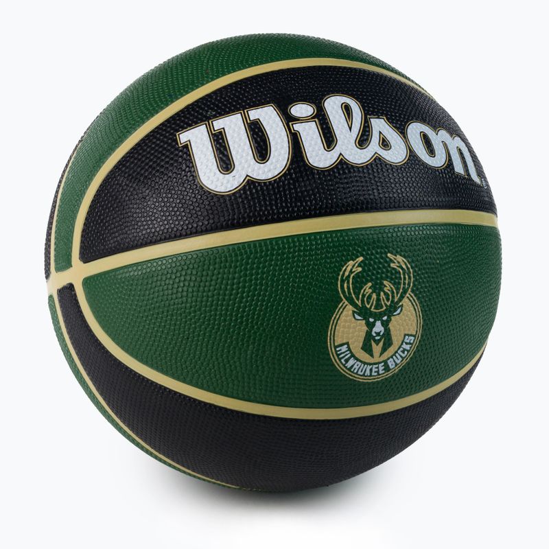 Wilson NBA Team Tribute Milwaukee Bucks basketbal zelená WTB1300XBMIL veľkosť 7 2