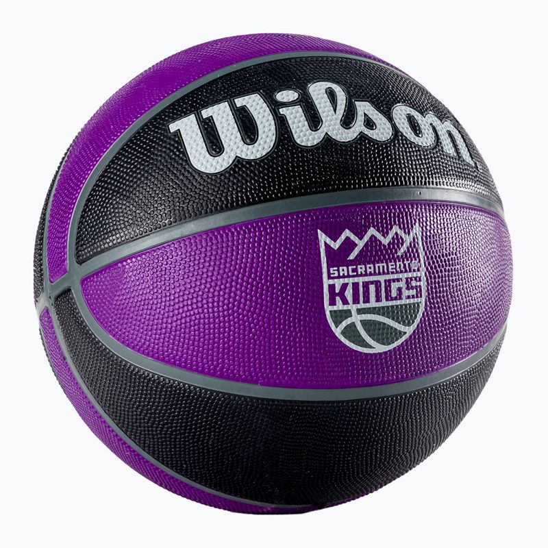 Wilson NBA Team Tribute Sacramento Kings basketbalová lopta fialová WTB1300XBSAC 2