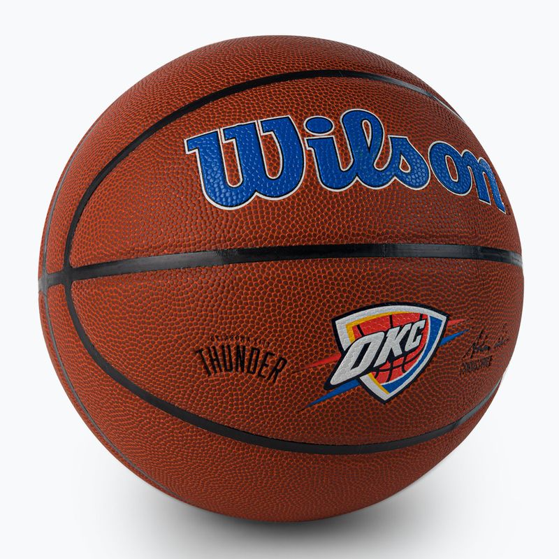 Wilson NBA Team Alliance Oklahoma City Thunder brown basketball WTB3100XBOKC veľkosť 7 2