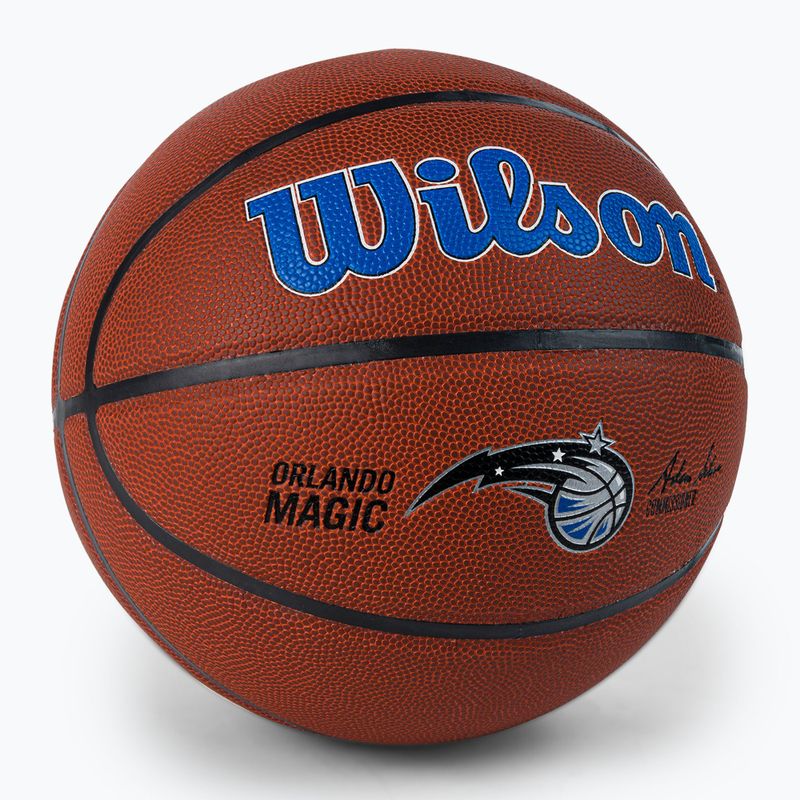 Wilson NBA Team Alliance Orlando Magic basketbalová hnedá WTB3100XBORL veľkosť 7 2