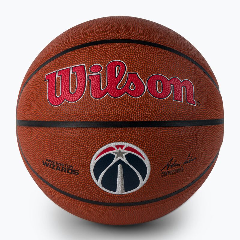 Wilson NBA Team Alliance Washington Wizards hnedá basketbalová lopta WTB3100XBWAS veľkosť 7