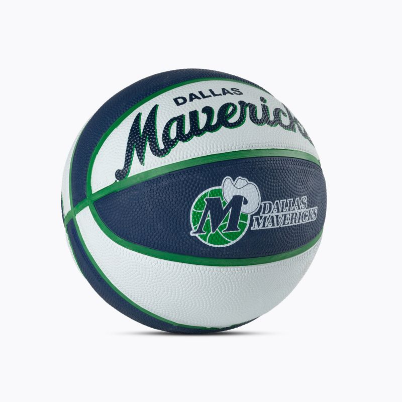 Wilson NBA Team Retro Mini Dallas Mavericks basketball navy blue WTB3200XBDAL veľkosť 3 2