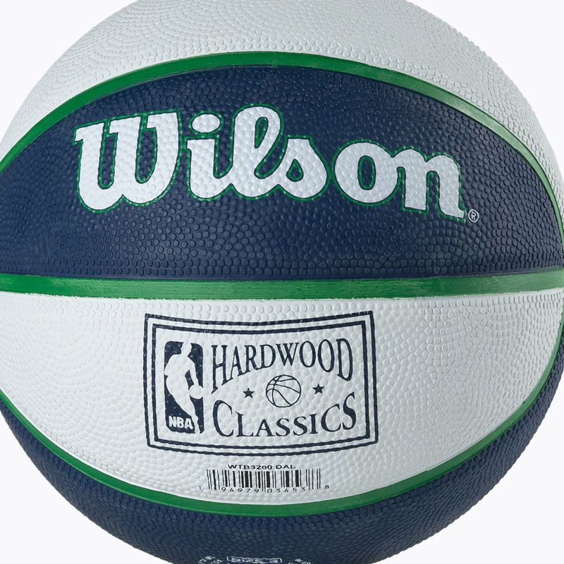 Wilson NBA Team Retro Mini Dallas Mavericks basketball navy blue WTB3200XBDAL veľkosť 3 3