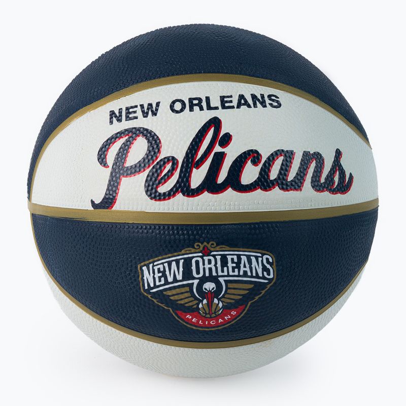 Wilson NBA Team Retro Mini New Orleans Pelicans basketball navy blue WTB3200XBBNO veľkosť 3