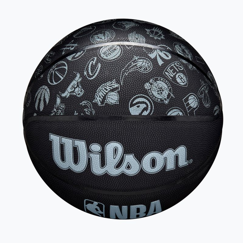 Basketbalová lopta Wilson NBA All Team black veľkosť 6 3