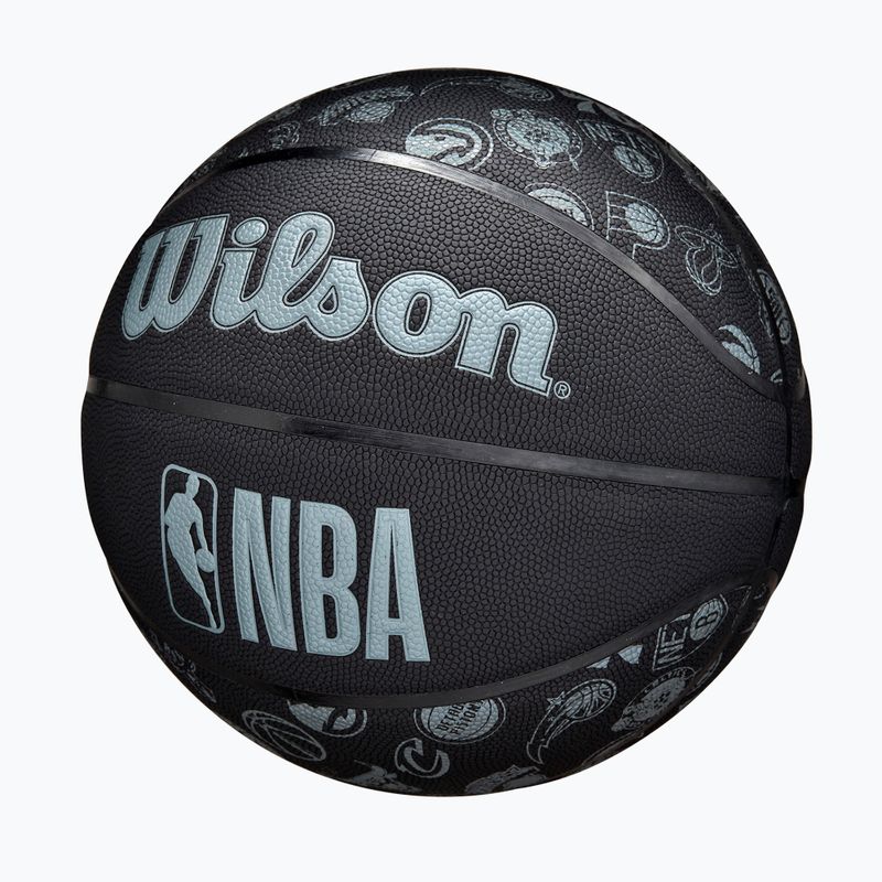 Basketbalová lopta Wilson NBA All Team black veľkosť 6 6