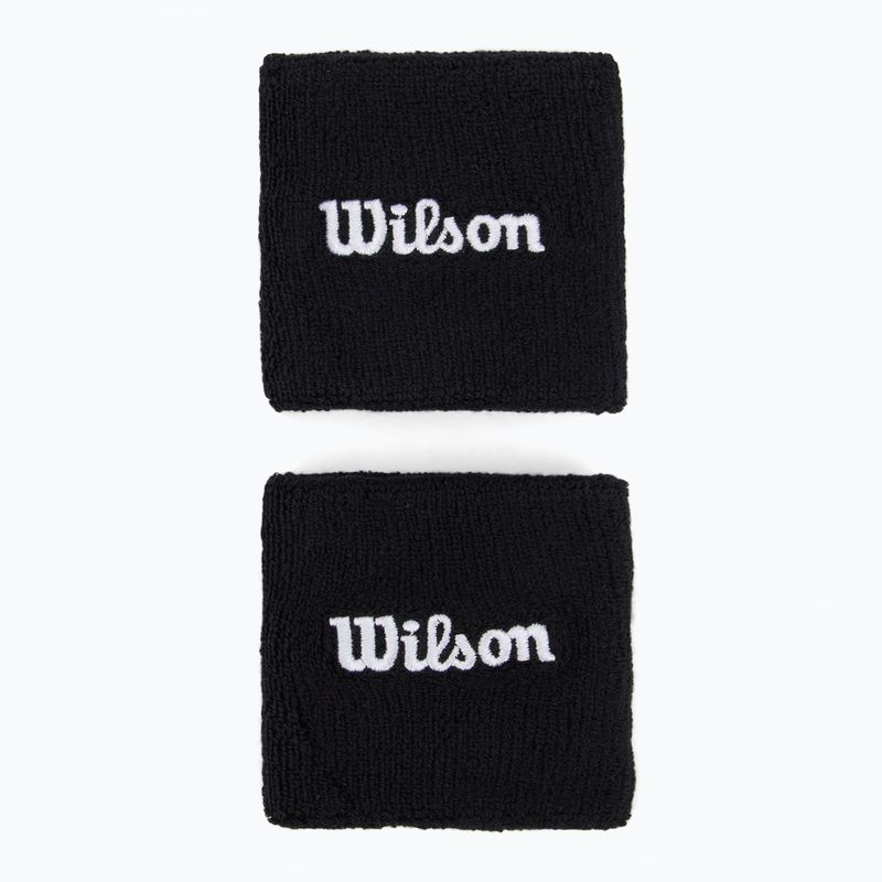 Wilson Wristband tenisové náramky 2 ks čierne. 2