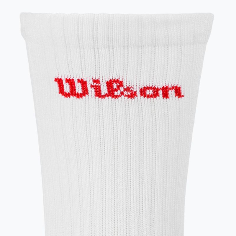 Ponožky Wilson Crew Logo 3 páry bright white 3