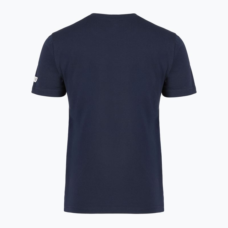 Dámske tenisové tričko Wilson Team Graphic W classic navy 2